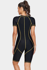 Maillot de bain une pièce avec protection solaire